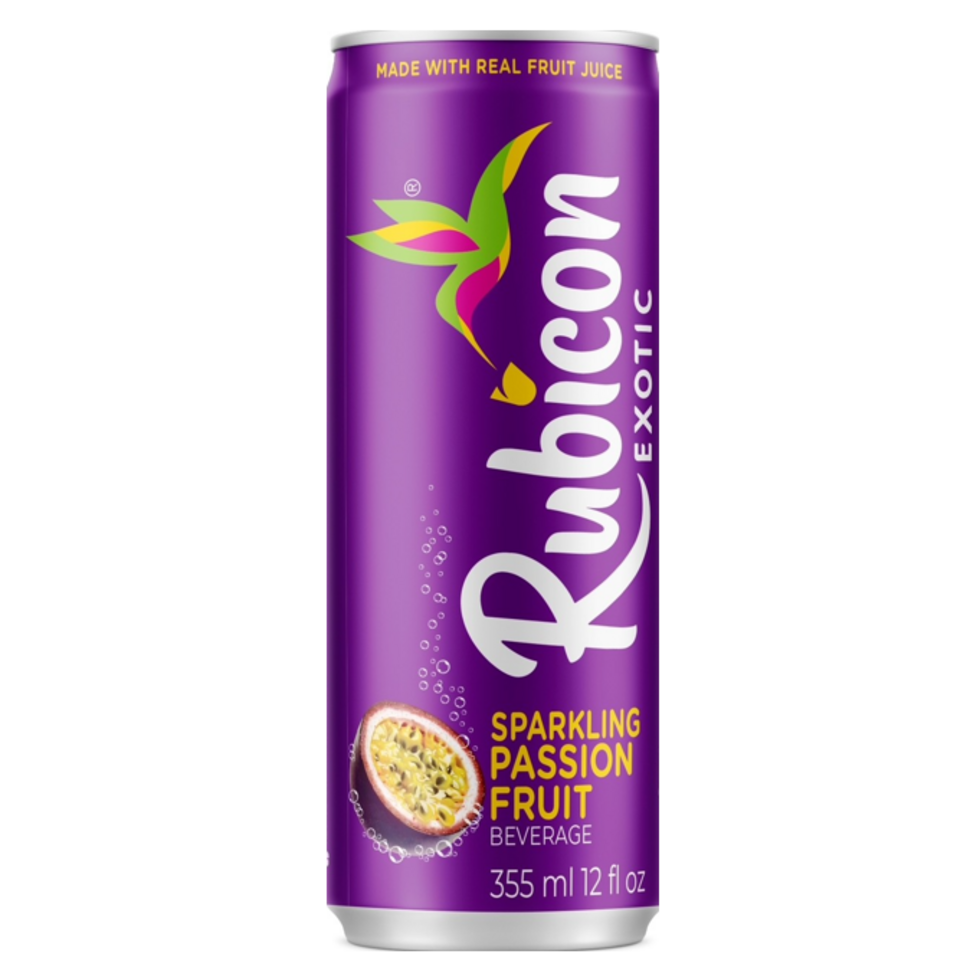 Rubicon Exotic Sparkling Passion Fruit 355ml