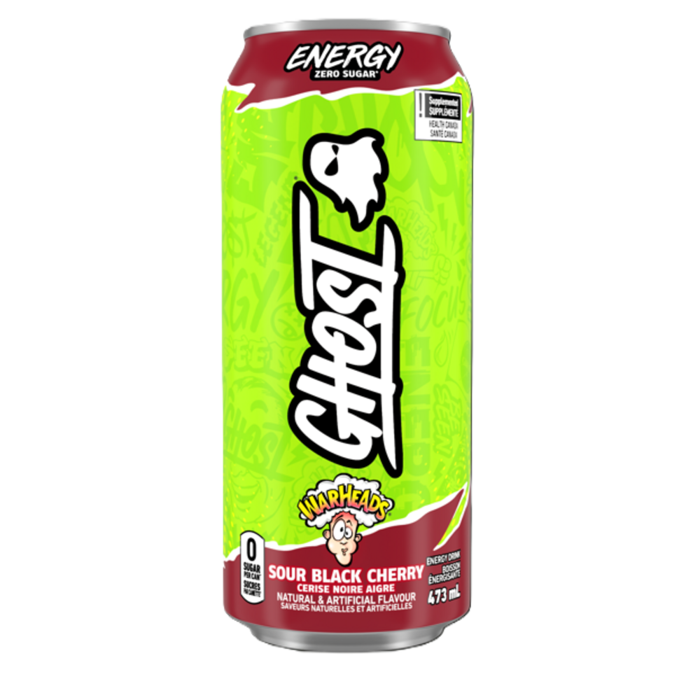 Ghost Energy WARHEADS Sour Black Cherry 473ml