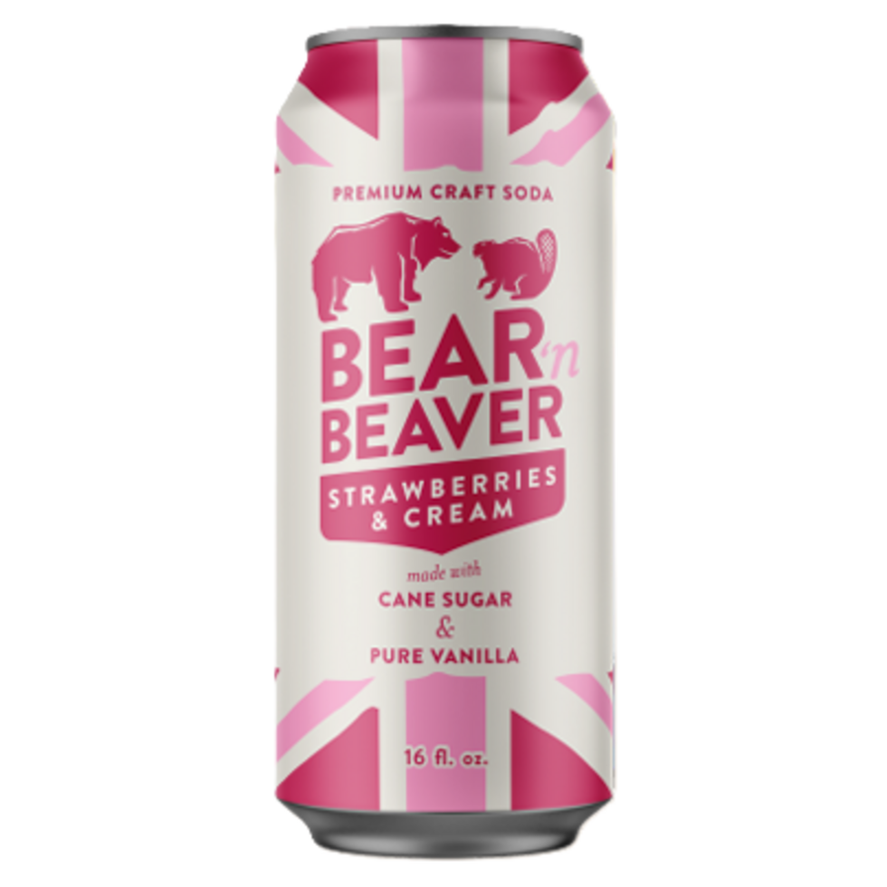 Bear N Beaver - Strawberries &amp; Cream 473ml [1 Can]