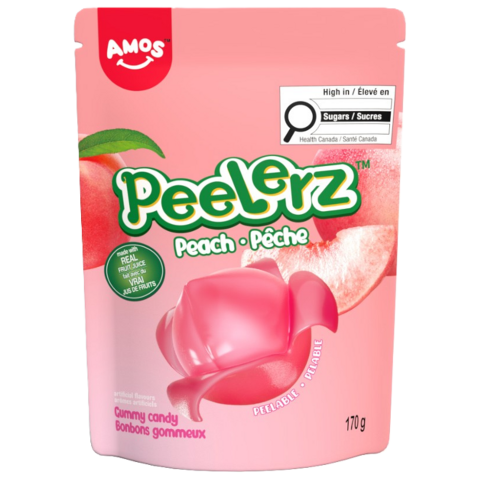 Amos Peelerz Gummy Peach 170 g