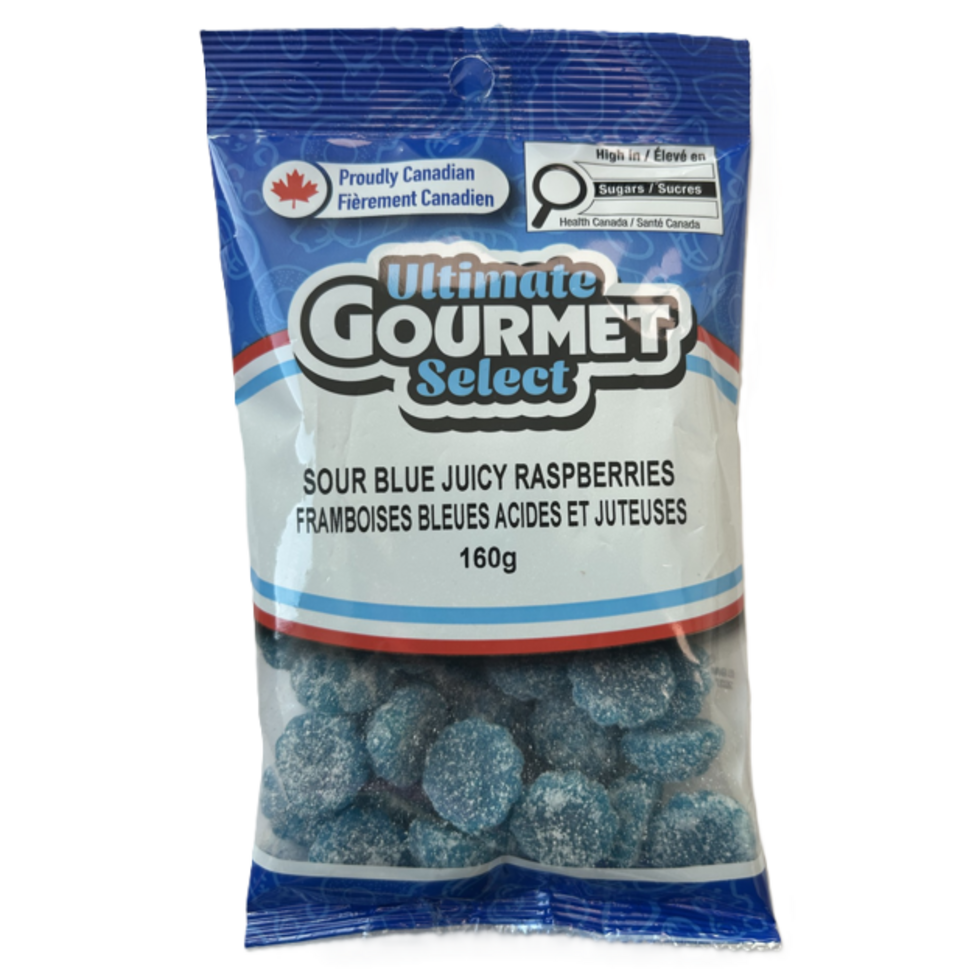 UGPT Sour Blue Juicy Raspberries 160g
