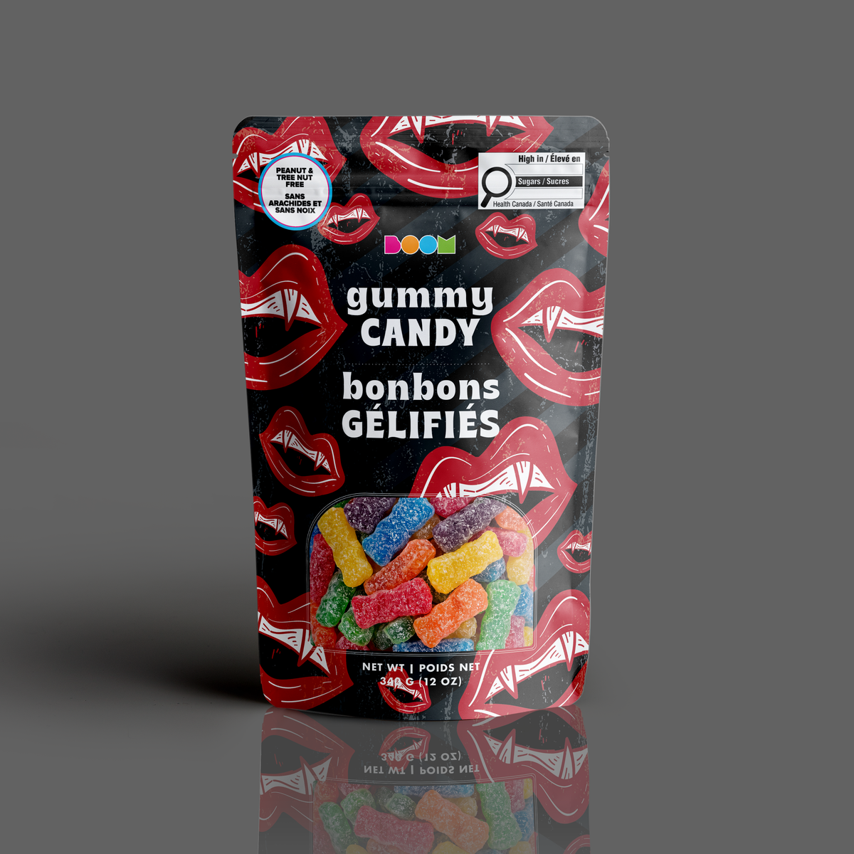 Vampire Teeth | Sour Fruit Gummies | 340 g