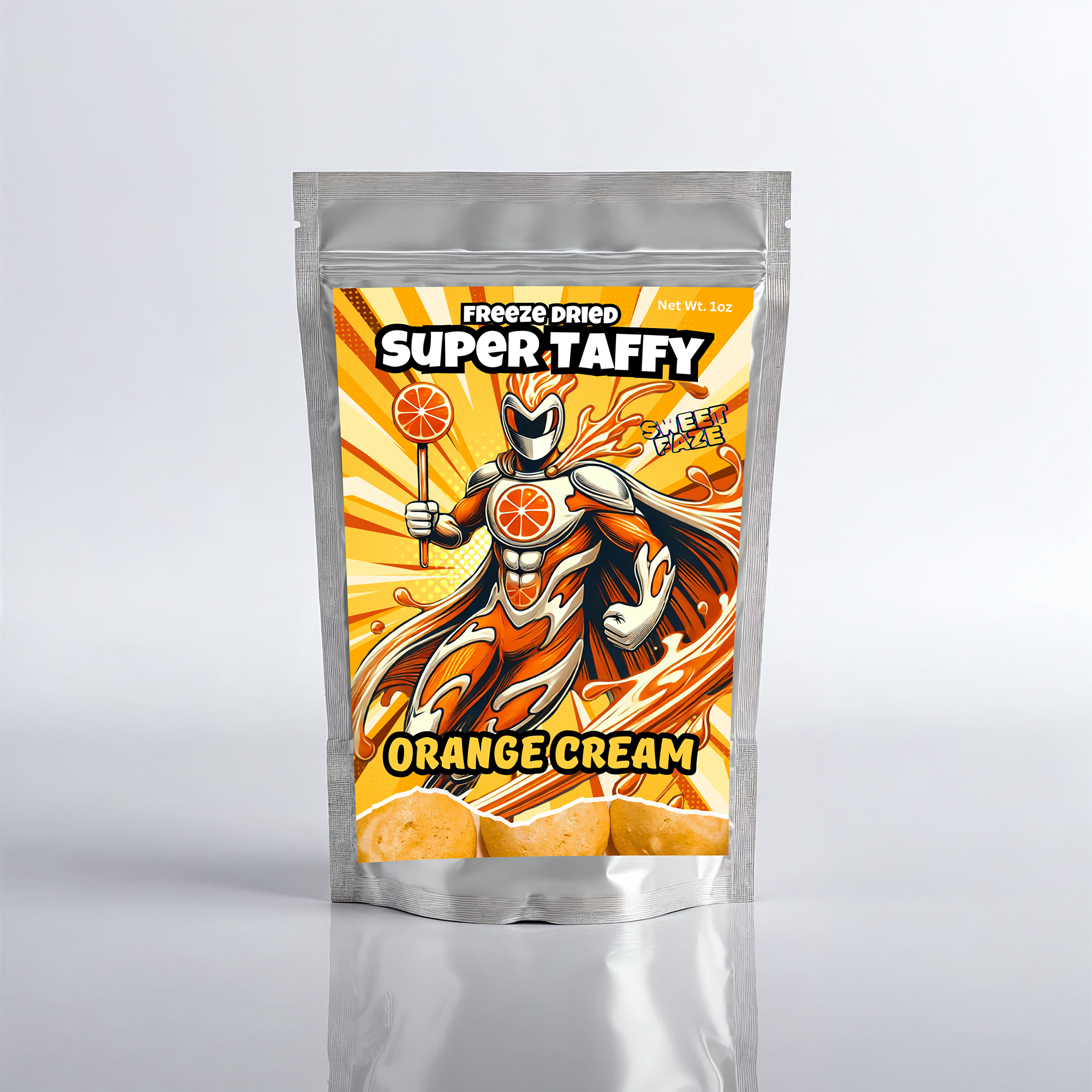 Freeze Dried Super Taffy | Orange Cream