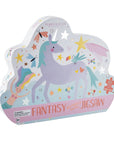 80 PIECE " BUTTERFLY" SHAPED JIGSAW WITH SHAPED BOX - FANTASY