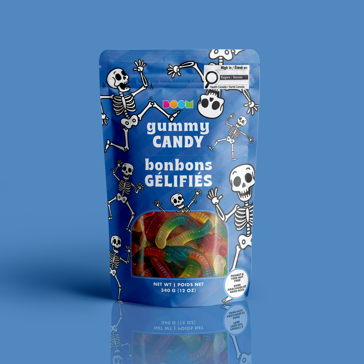 Dancing Skeletons | Fruity Gummy Candy | 340 g