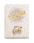 Congrats Cake Card - Vanilla Confetti