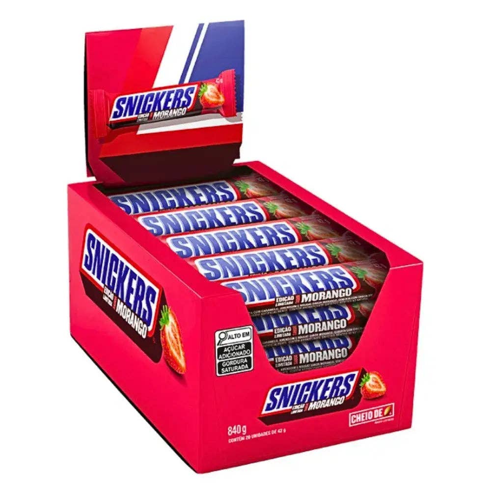 Snickers Strawberry Morango Brazil 42g