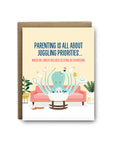 Juggling Priorities Card