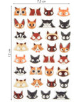 Cooky Cat Head Stickers