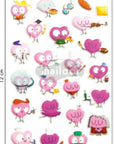 Cooky Heart Professions stickers