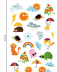 Cooky Weather stickers