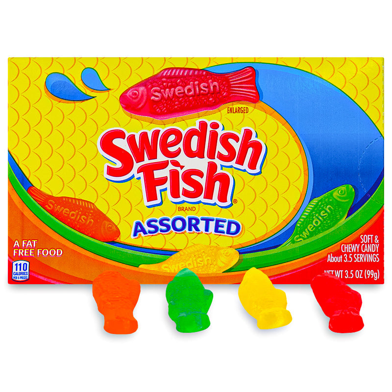 Swedish Fish Candy Assorted Theatre Pack - 3.5oz