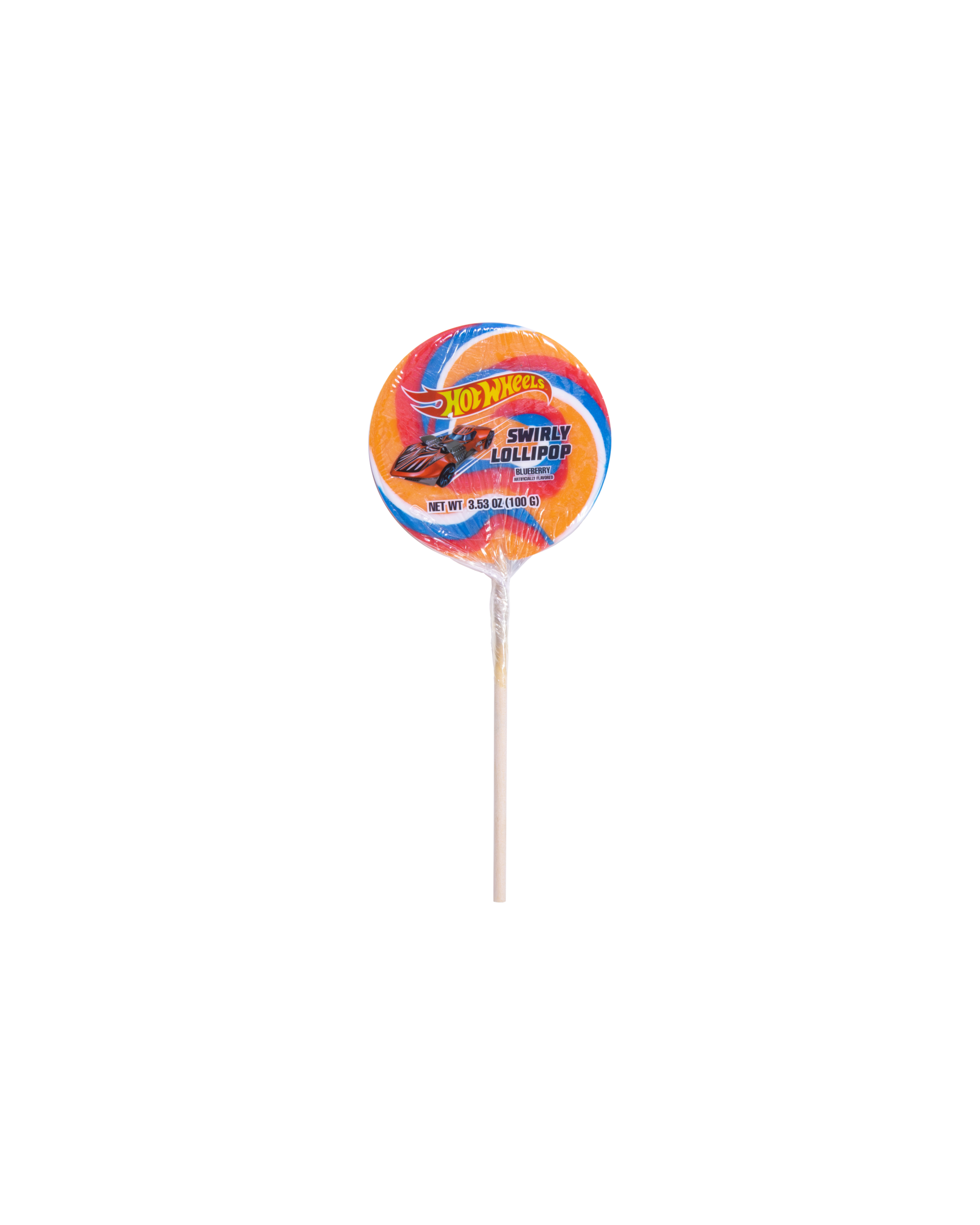 Hot Wheels Swirly Lollipops 100g