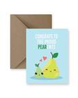 Congrats to the Proud Pear-ants Greeting Card