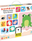 Suuuper Size Memory Game Farm Animals