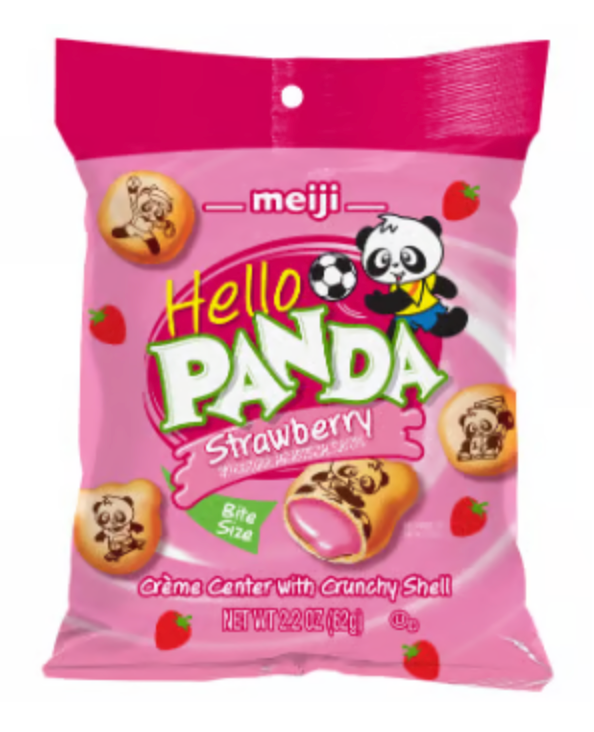 MEIJI HELLO PANDA - STRAWBERRY 2.2OZ (62G)