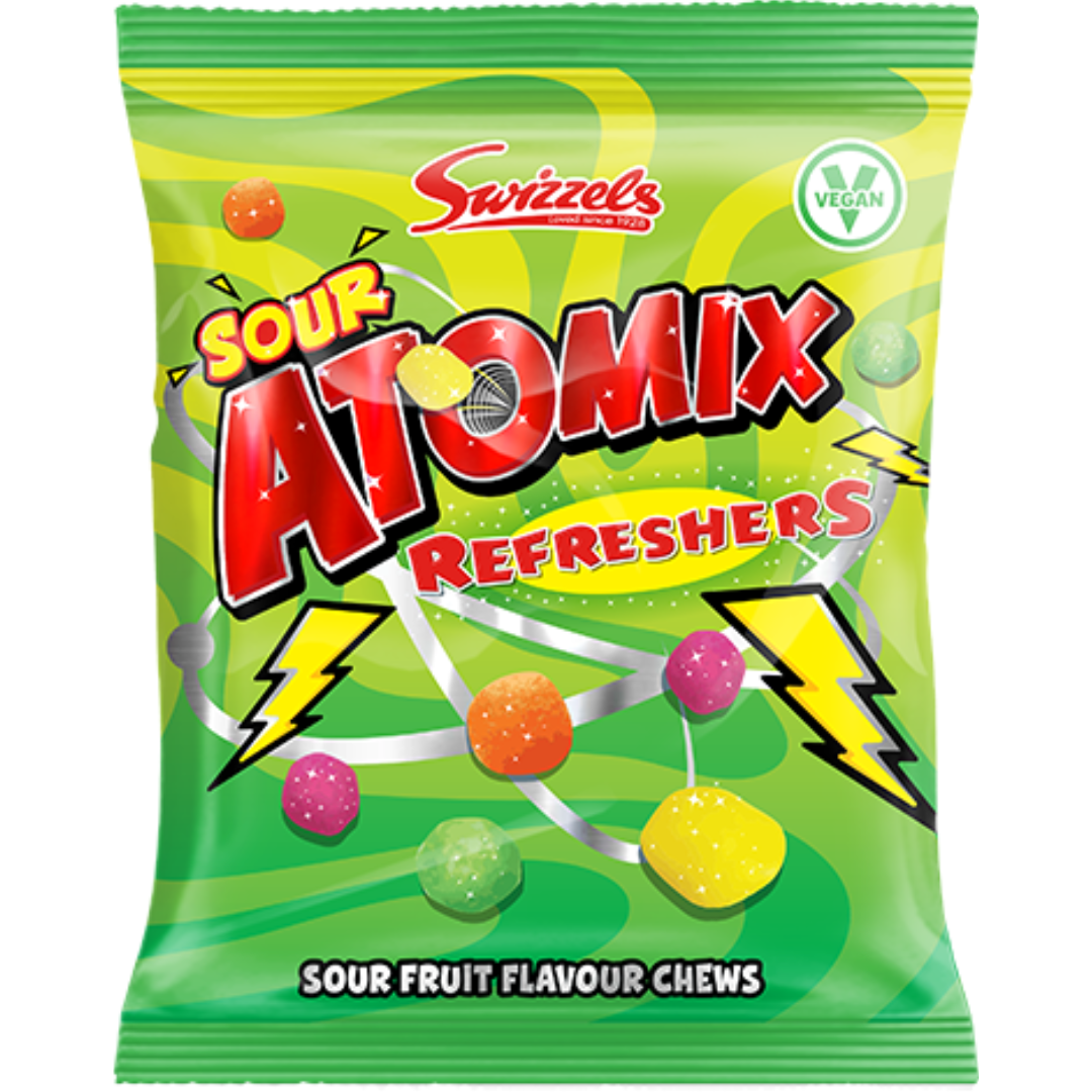 Swizzels Matlow Atomix Refreshers British 100g