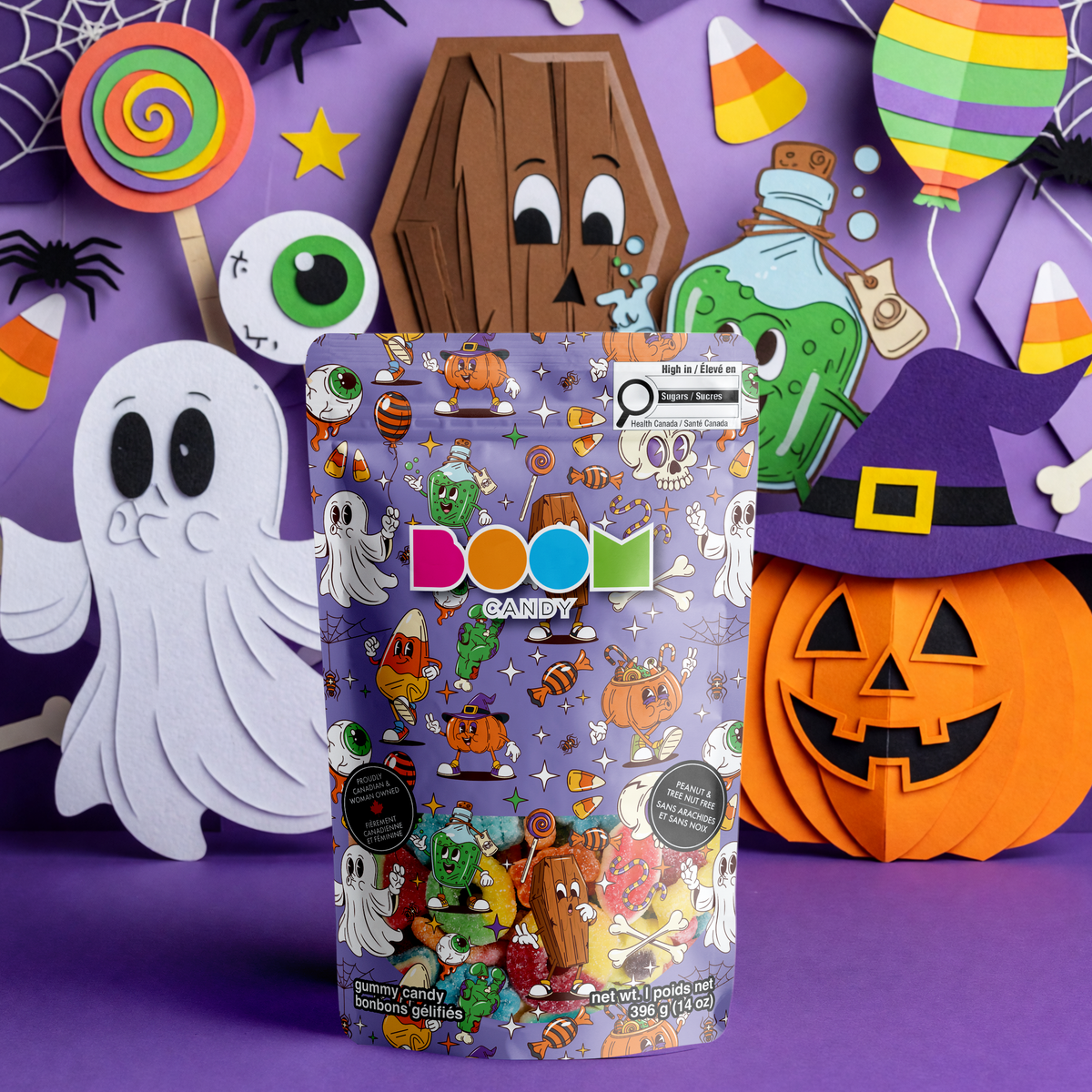 Ghosts, Pumpkins, Potions &amp; Coffins | Assorted Sours | 396 g