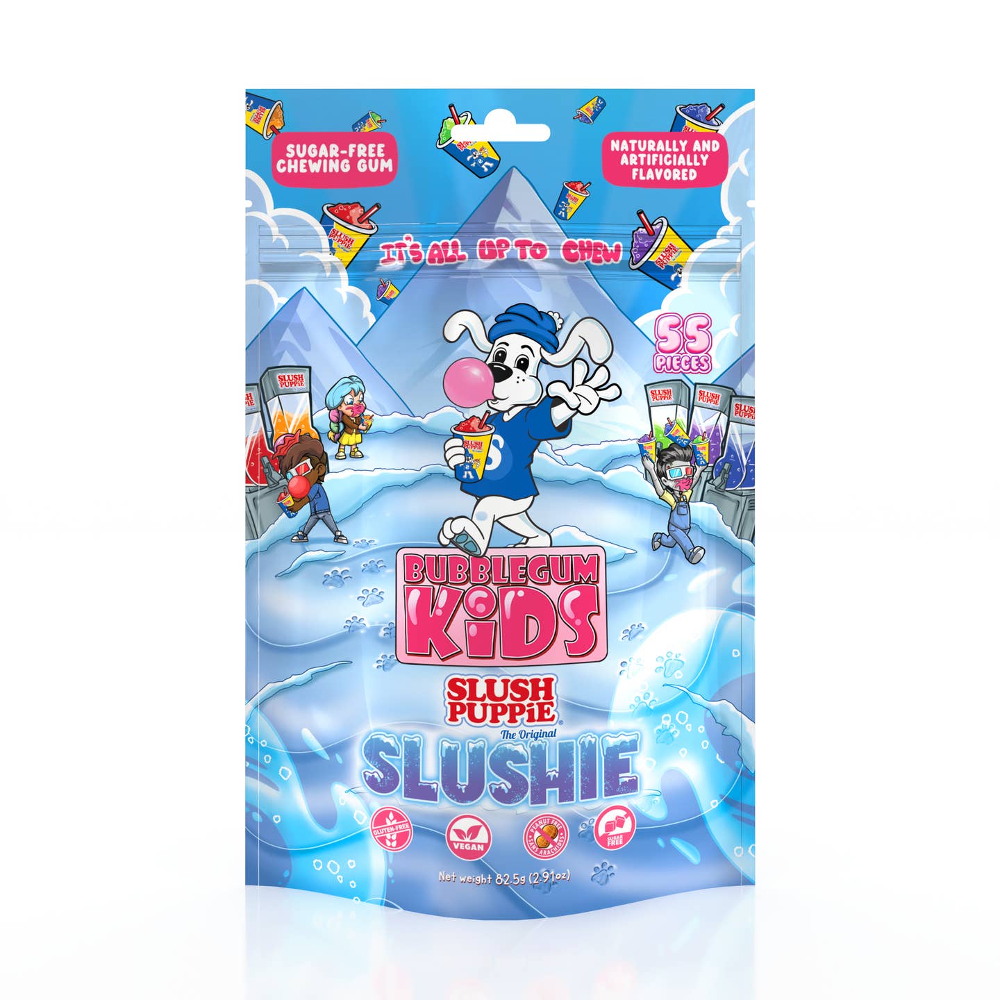 Slush Puppie Original 55 Pc Sugar-Free Gum