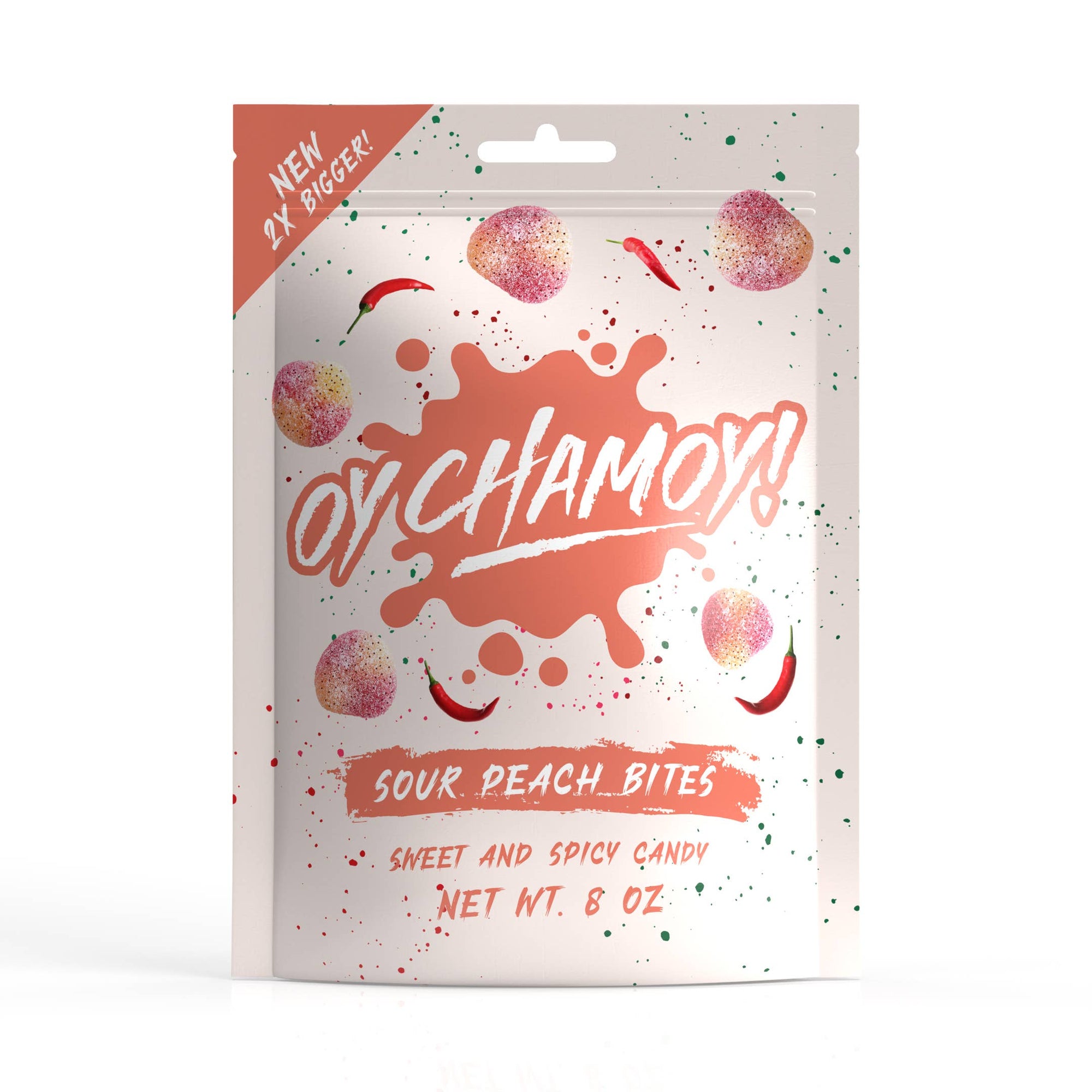 Oy Chamoy! Sour Peach Bites 8oz
