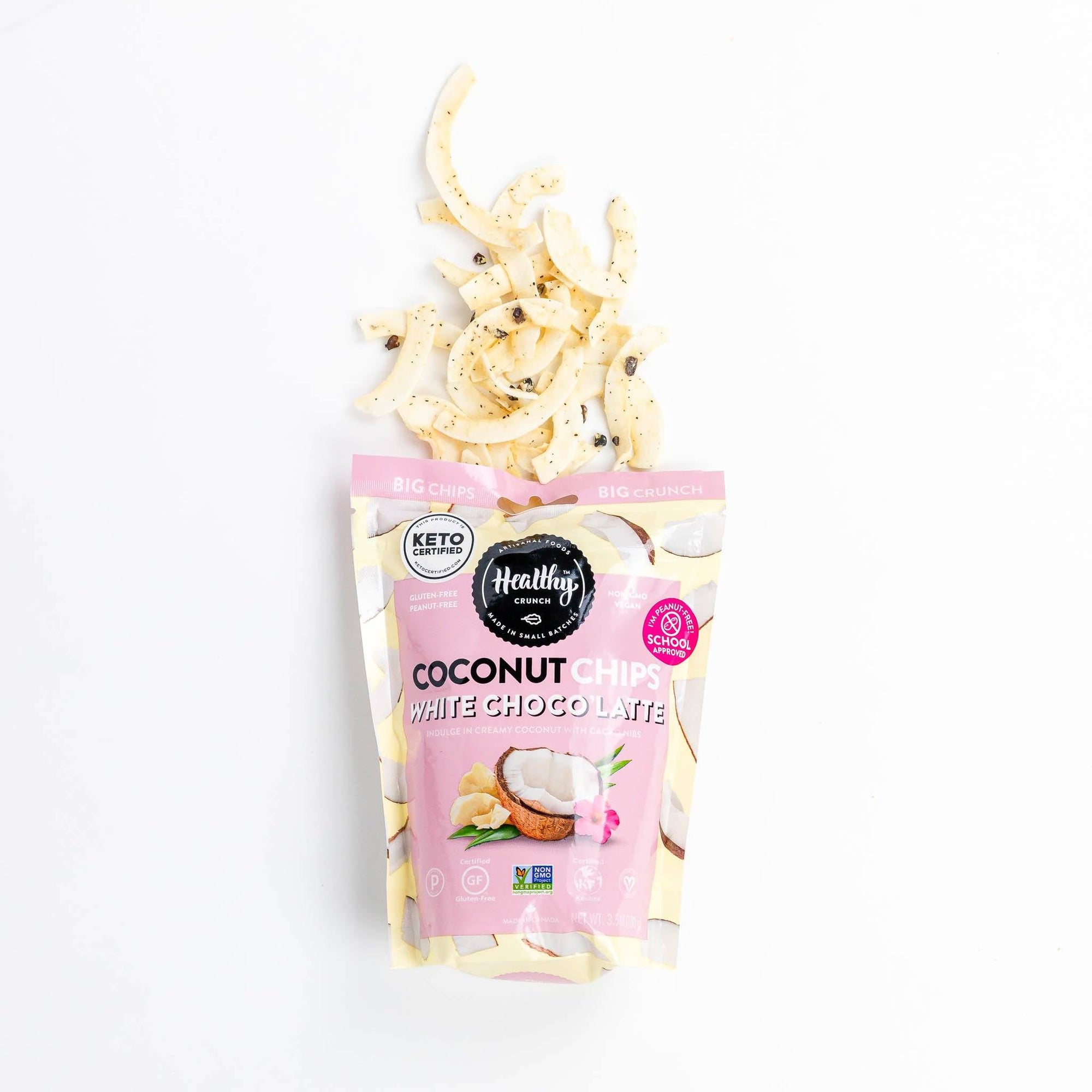 White Choco'Latte Coconut Chips 100g