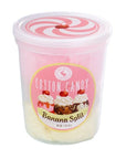 Banana Split Cotton Candy 1.75oz Tub