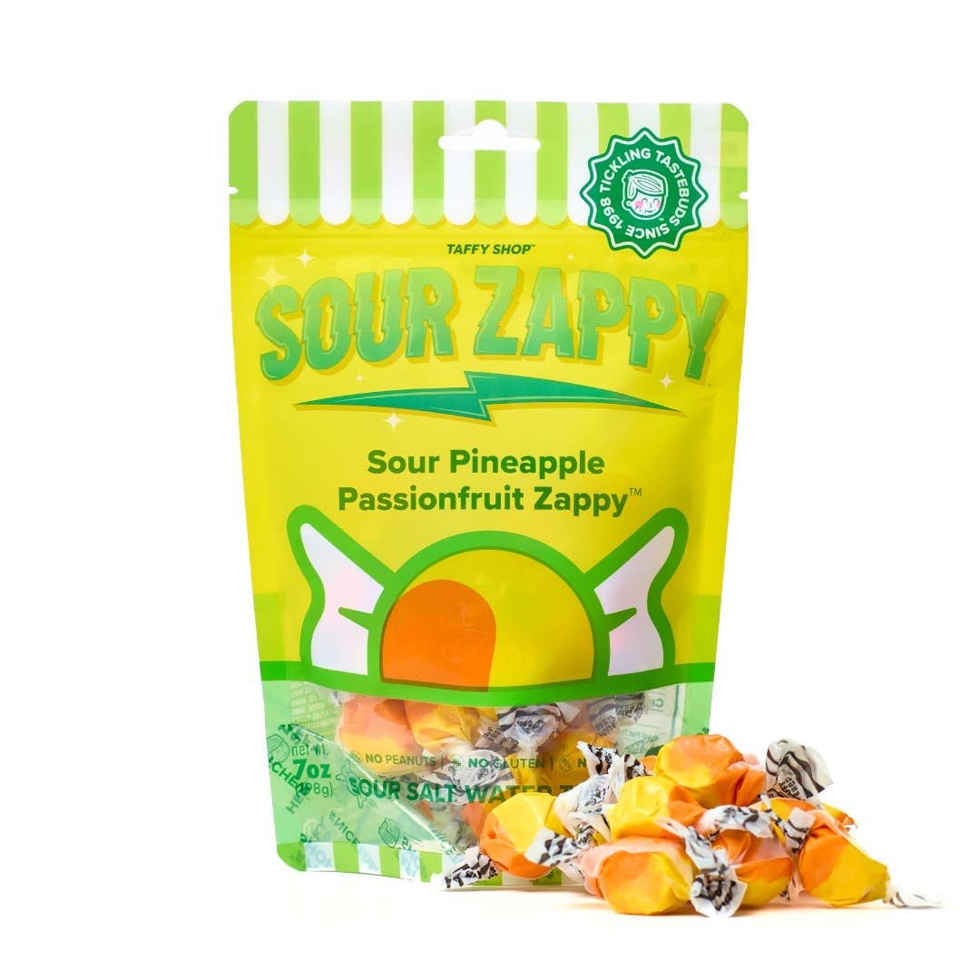 Sour Pineapple Passion Zappy™ Taffy [Personal - 7oz]