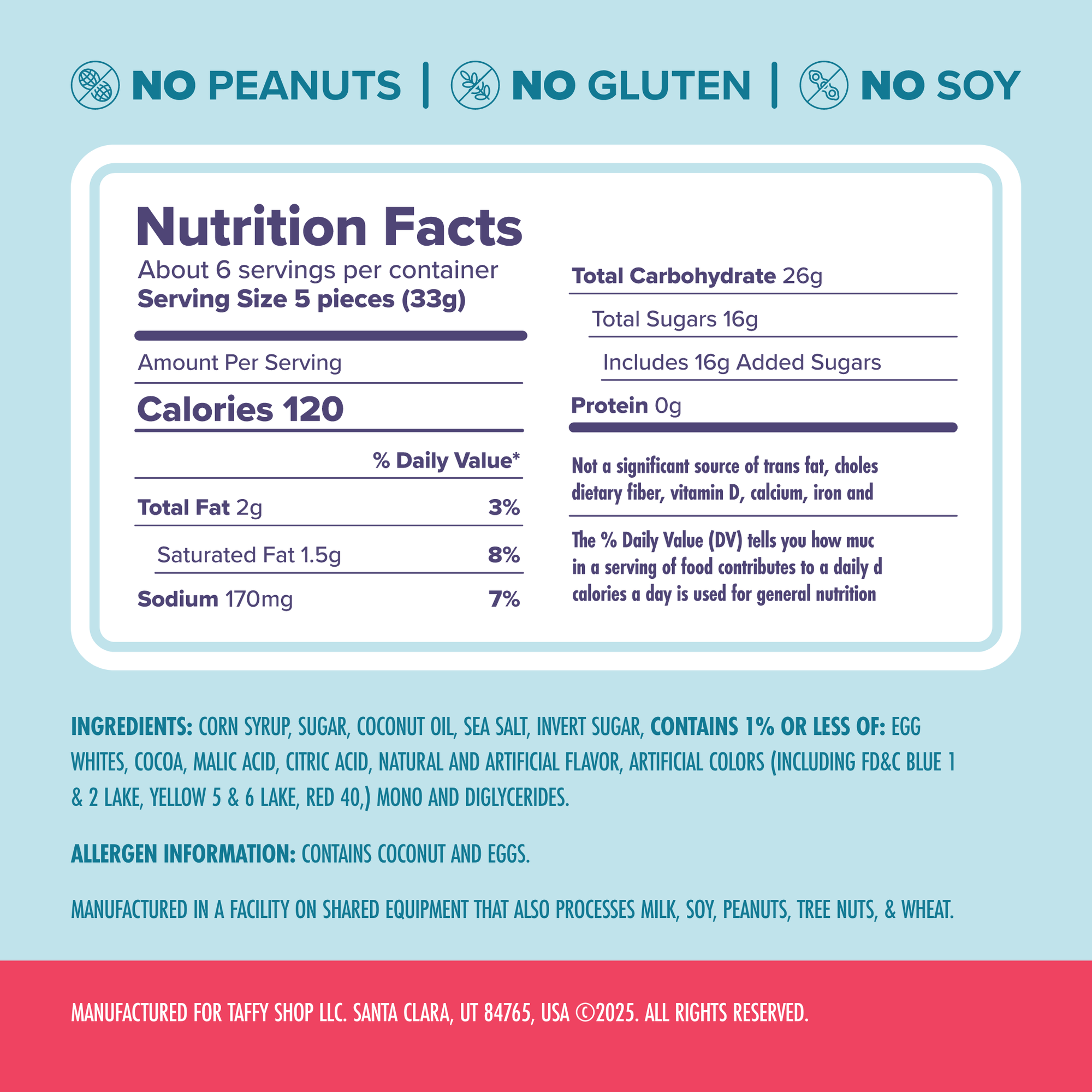 Happy Birthday Taffy Bag (7oz.)™