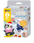 Lacing My First Charm - Polar Animal Friends