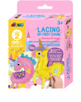 Lacing My First Charm - Unicorn Friends