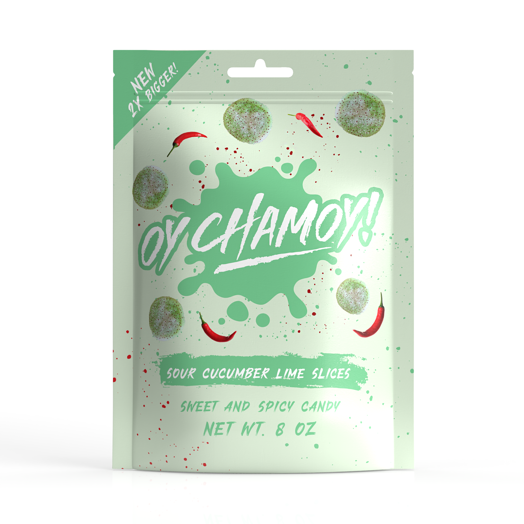 Oy Chamoy! Sour Cucumber Lime Slices 8oz