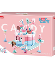 Food Court Candy House Building Brick Kit (324 Pcs)