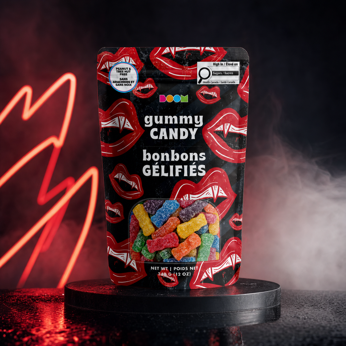 Vampire Teeth | Sour Fruit Gummies | 340 g