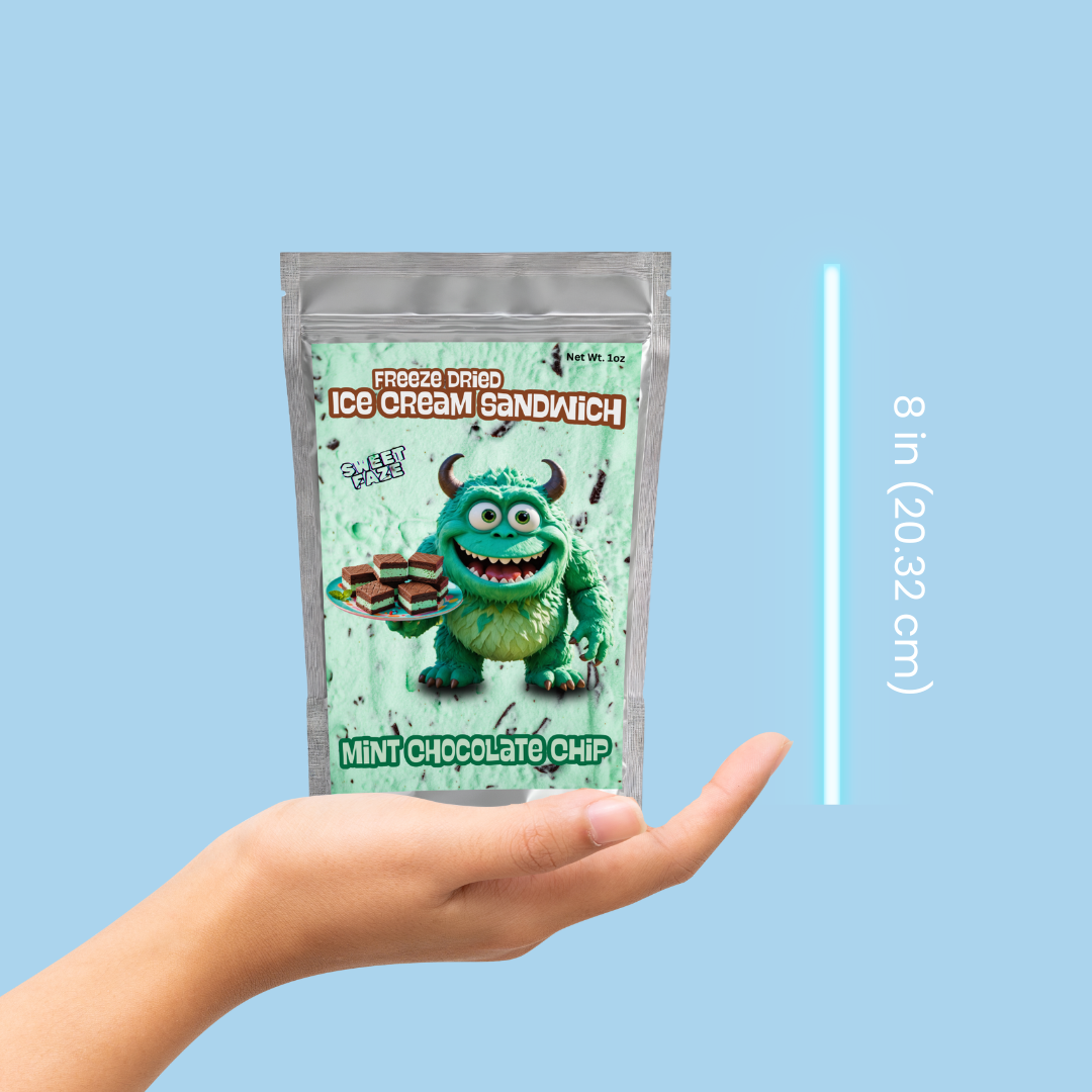 Freeze Dried Ice Cream Sandwich | Mint Chip