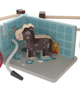 Horse Stable Play World with Wooden Train Tracks
