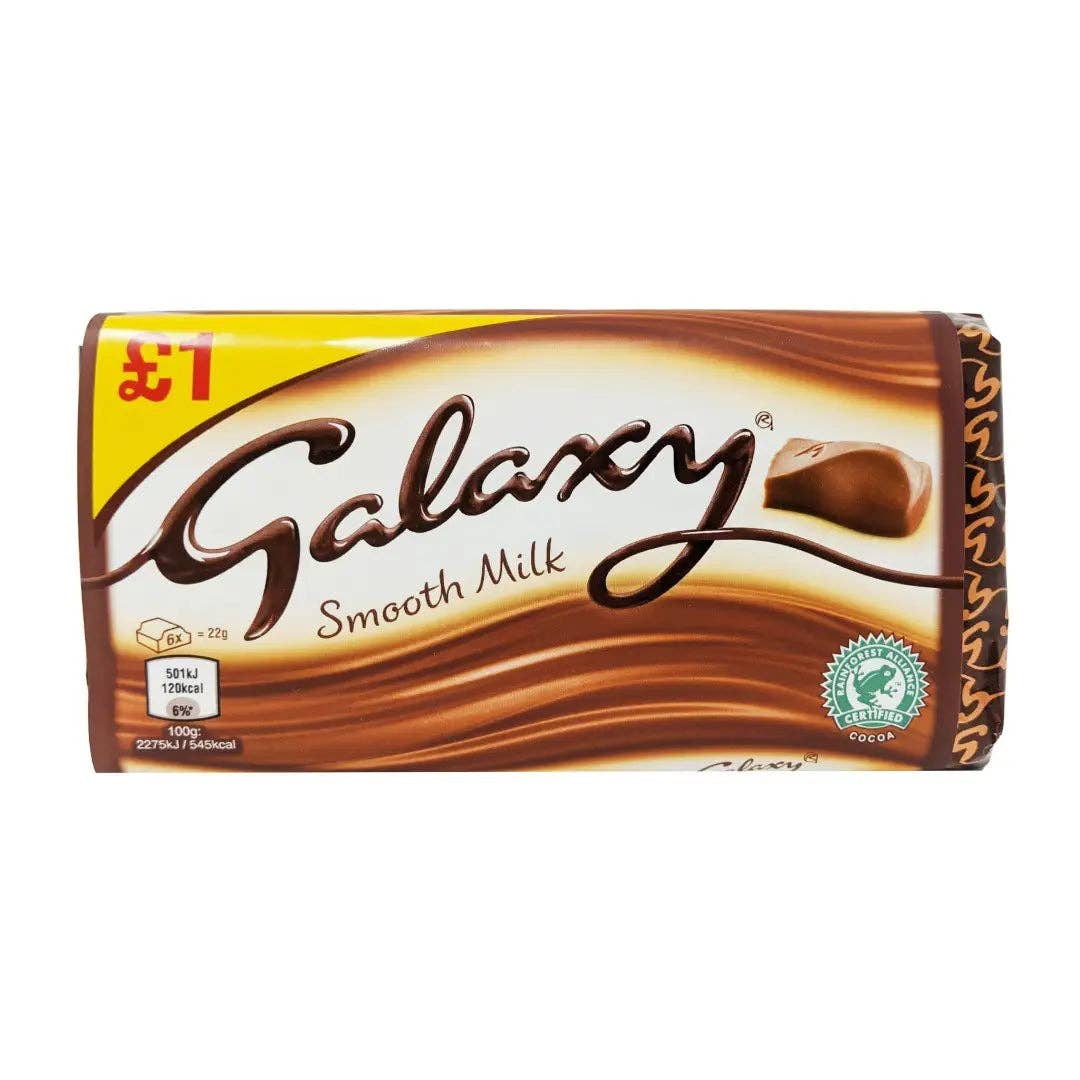 Galaxy Smooth Milk Chocolate Bar 100g