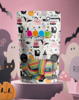 Cute Halloween Pattern | Rainbow Sour Belts | 325 g