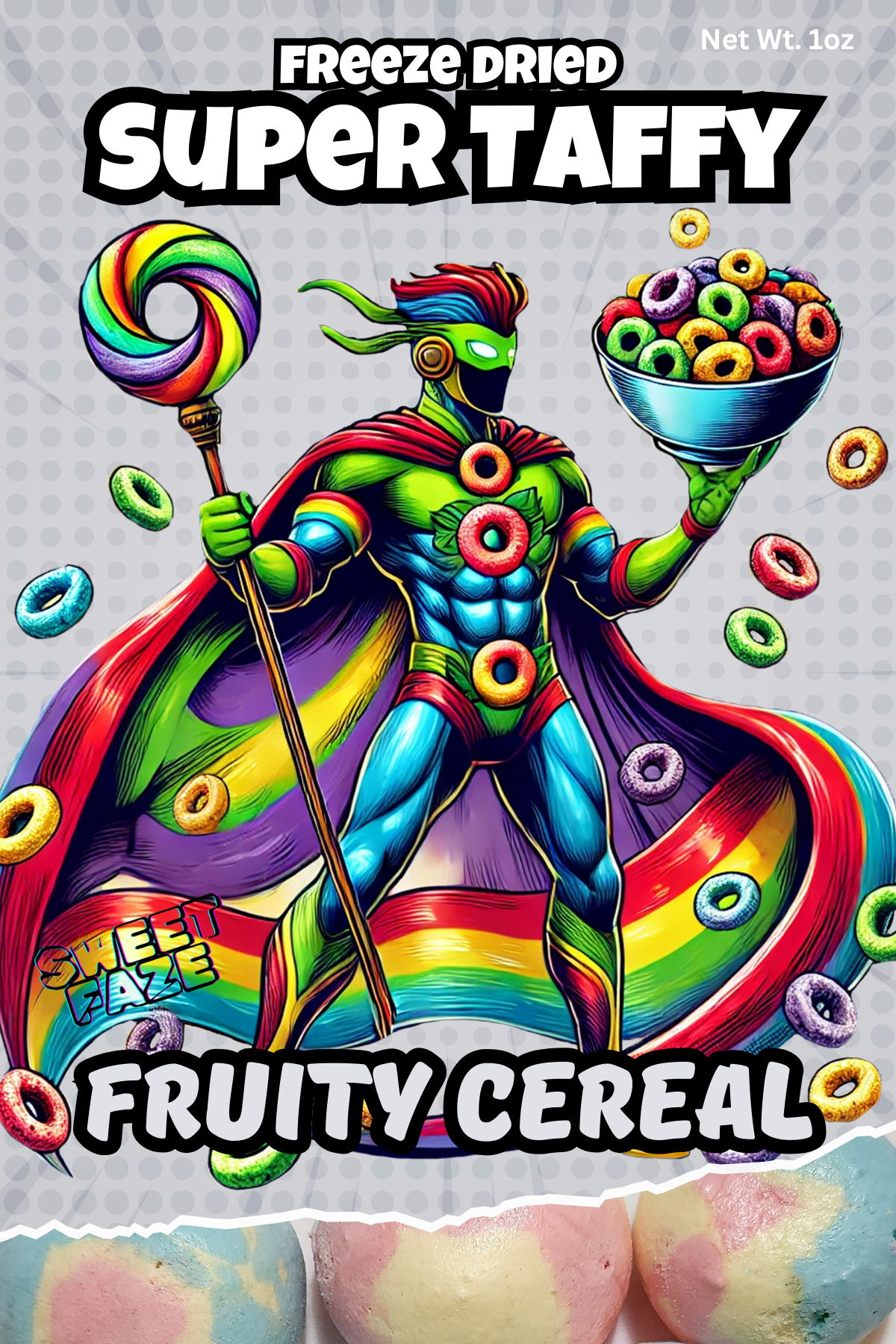 Freeze Dried Super Taffy | Fruity Cereal