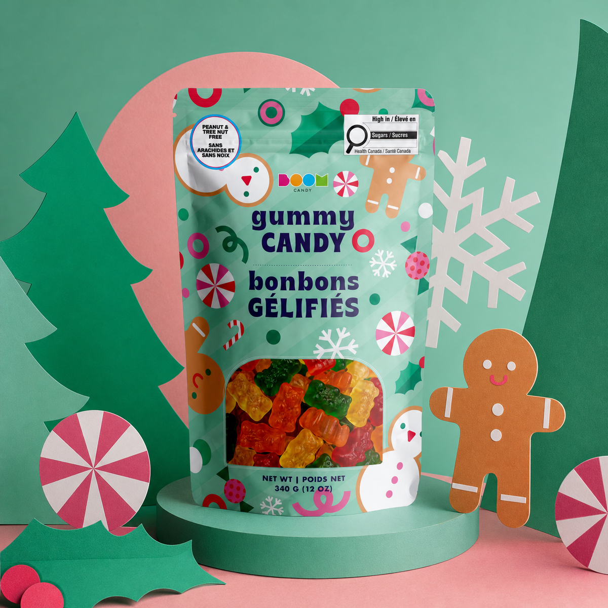 Cookies &amp; Candy Bag | Fruity Gummy Candy | 340 g