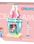 Ice Cream House Food Court Building Brick Kit (247 pcs)