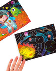 space explorer scratch and scribble scratch art kit