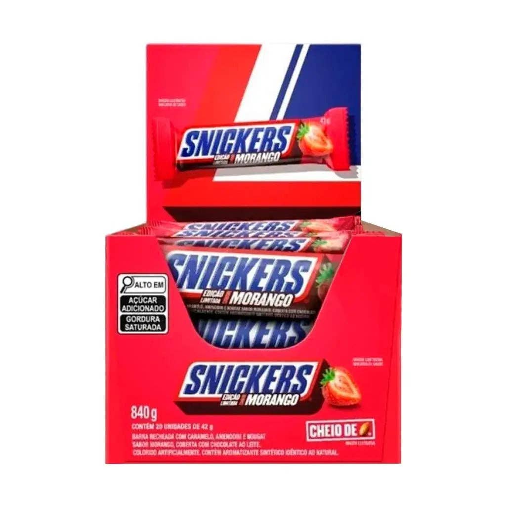 Snickers Strawberry Morango Brazil 42g