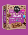 Double Chocolate Crispy Squares