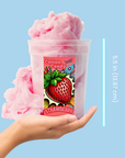 Handmade Strawberry Cotton Candy