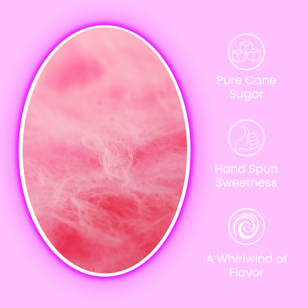 Handmade Fruit Punch Cotton Candy