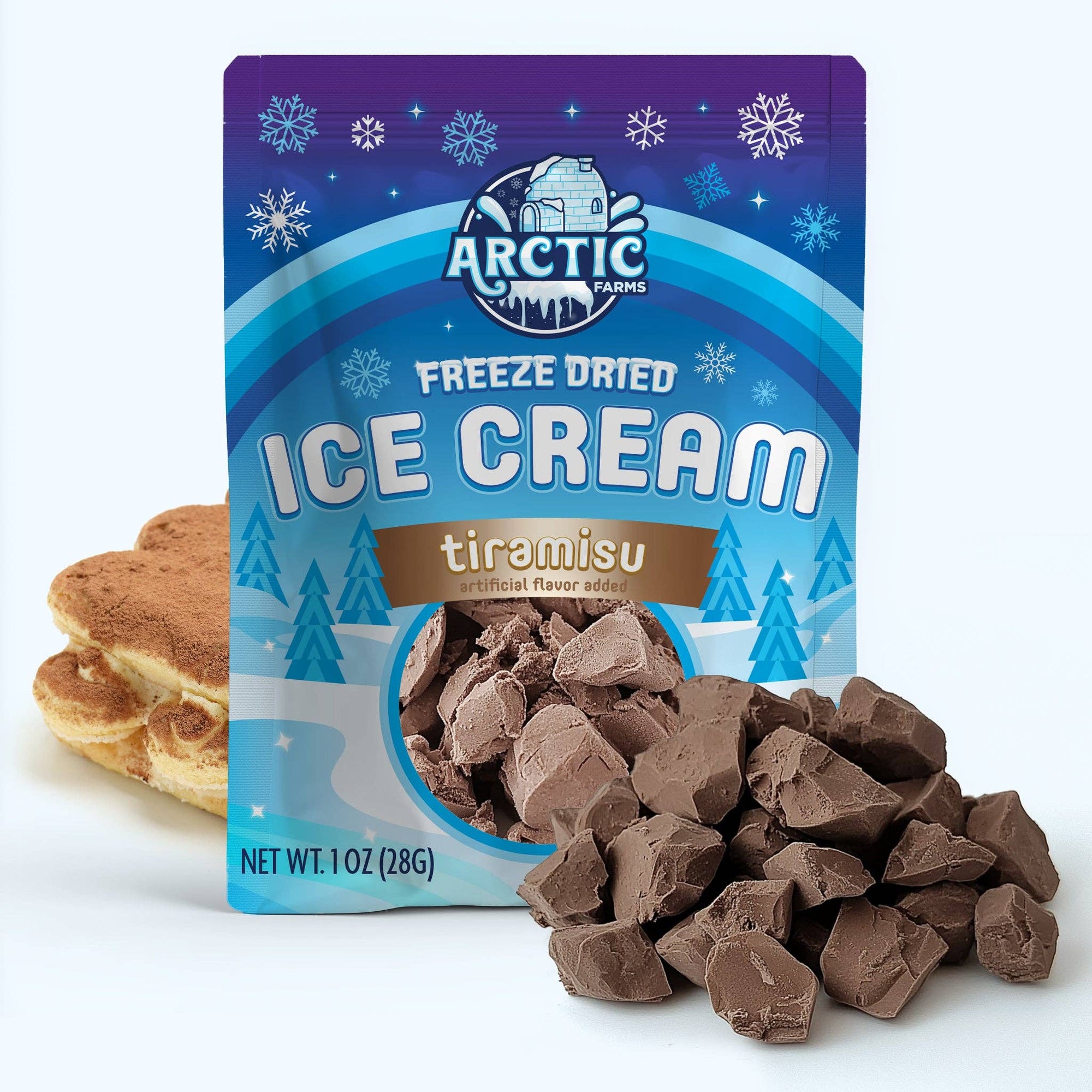 Freeze Dried Ice Cream That Does Not Melt (Bits) (1oz): Cookies &amp; Cream