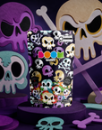 Purple & Teal Skulls | Sour Gummy Worms | 396 g