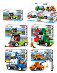 Town City Cleaner Vehicles Building Brick