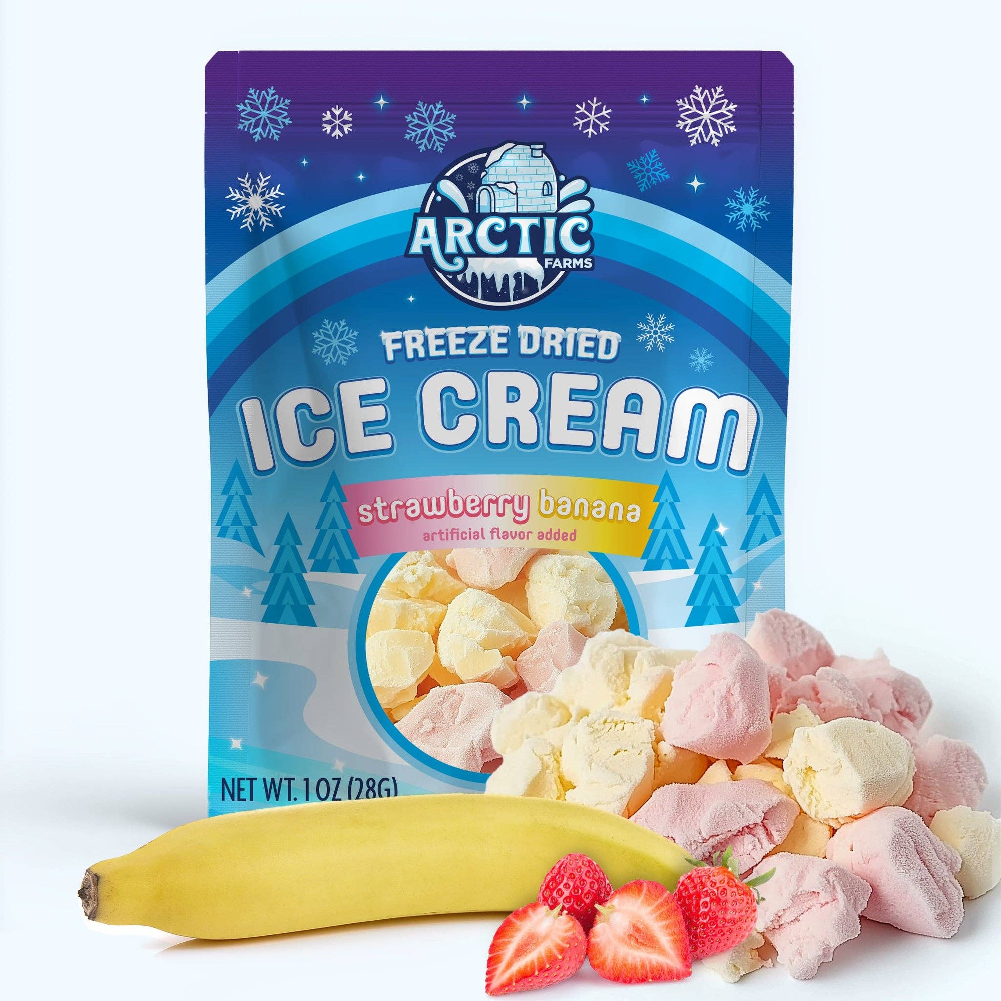 Freeze Dried Ice Cream That Does Not Melt (Bits) (1oz): Cotton Candy (Mix)