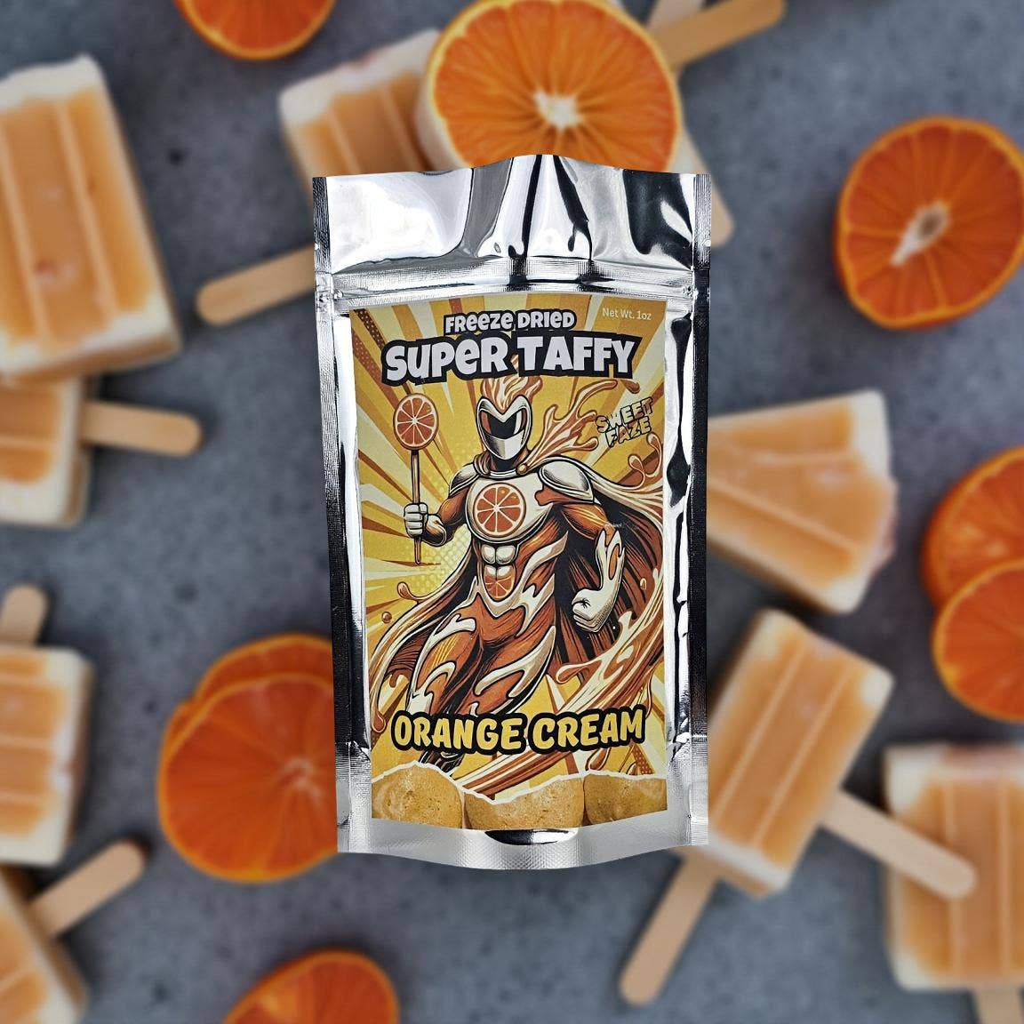 Freeze Dried Super Taffy | Orange Cream